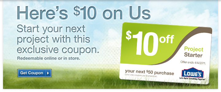 $10 Off your next $50 purchase
